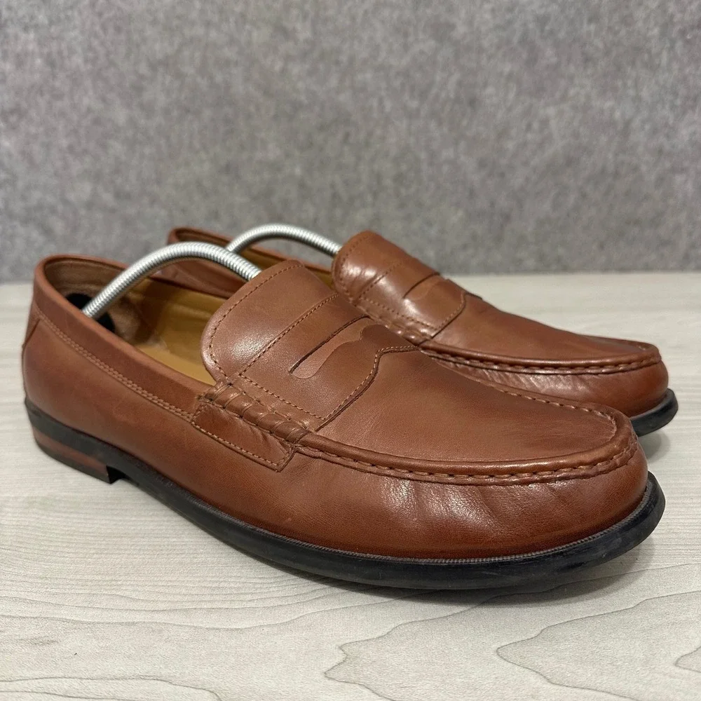 Cole Haan Penny Loafers Mens 13 Brown Pinch Friday Grand Leather C23845 Shoes